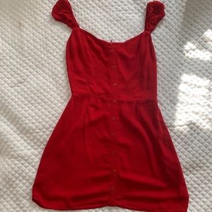 REFORMATION RED DRESS